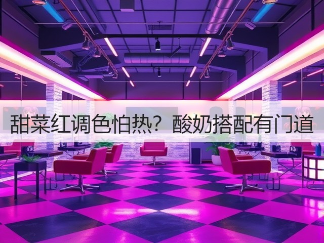 甜菜红调色怕热?酸奶搭配有门道(图2) 甜菜红调色怕热?酸奶搭配有门道(图2)