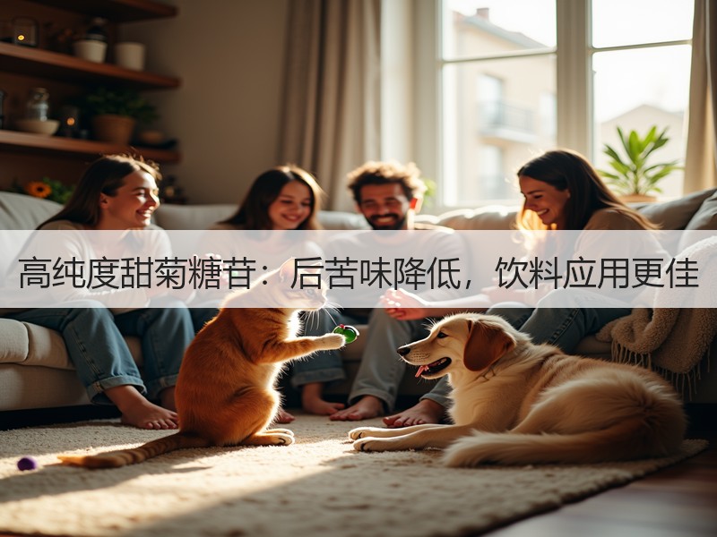 高纯度甜菊糖苷：后苦味降低，饮料应用更佳