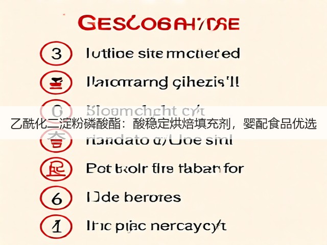 乙酰化二淀粉磷酸酯:酸稳定烘焙填充剂,婴配食品优选(图1) 乙酰化二淀粉磷酸酯:酸稳定烘焙填充剂,婴配食品优选(图1)