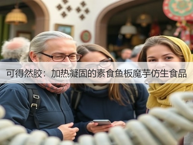 可得然胶:加热凝固的素食鱼板魔芋仿生食品(图1) 可得然胶:加热凝固的素食鱼板魔芋仿生食品(图1)