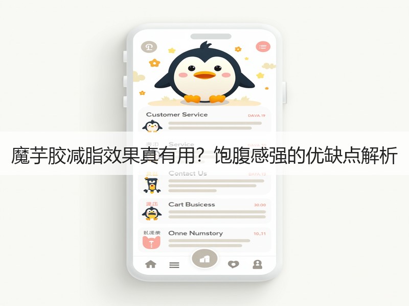 魔芋胶减脂效果真有用？饱腹感强的优缺点解析