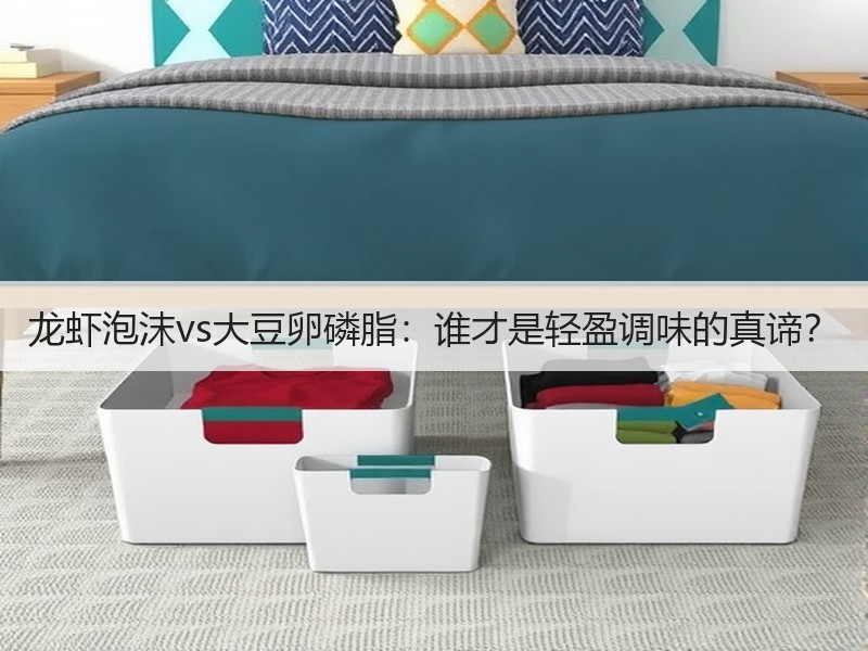 龙虾泡沫vs大豆卵磷脂：谁才是轻盈调味的真谛？