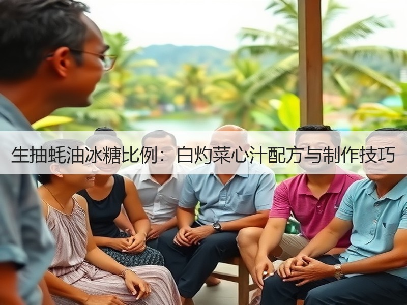 生抽蚝油冰糖比例：白灼菜心汁配方与制作技巧