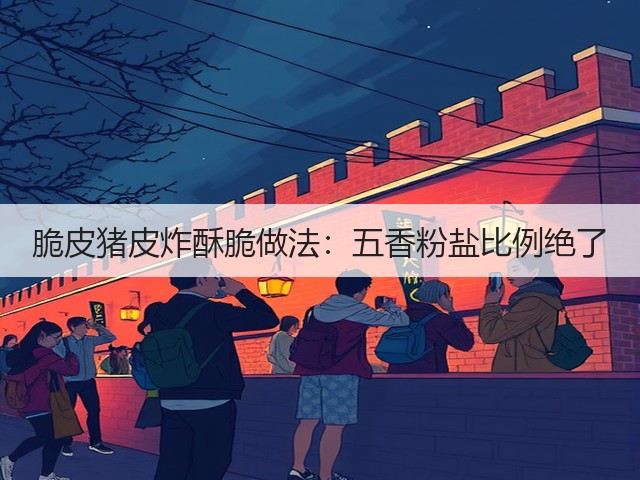 脆皮猪皮炸酥脆做法:五香粉盐比例绝了(图3) 脆皮猪皮炸酥脆做法:五香粉盐比例绝了(图3)
