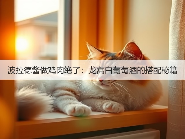 波拉德酱做鸡肉绝了:龙蒿白葡萄酒的搭配秘籍(图3) 波拉德酱做鸡肉绝了:龙蒿白葡萄酒的搭配秘籍(图3)