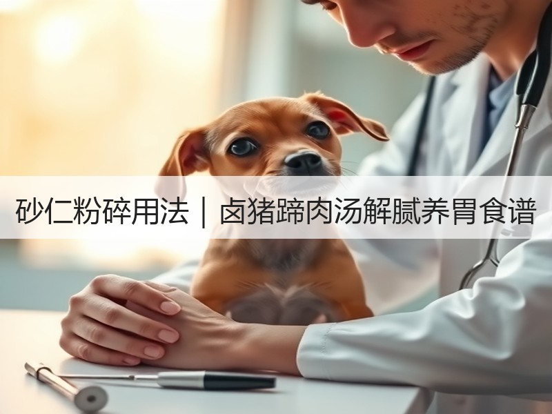 砂仁粉碎用法｜卤猪蹄肉汤解腻养胃食谱