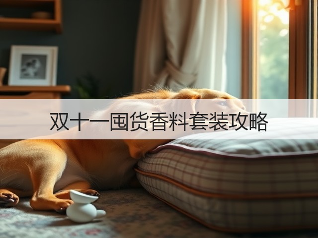 双十一囤货香料套装攻略(图1) 双十一囤货香料套装攻略(图1)