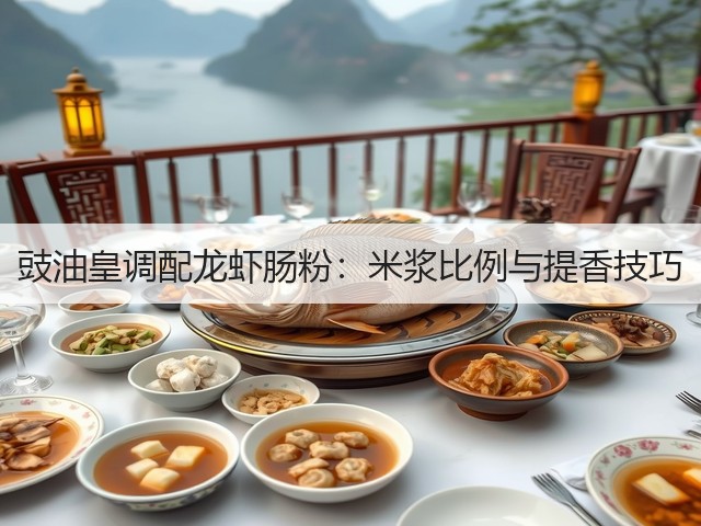 豉油皇调配龙虾肠粉:米浆比例与提香技巧(图1) 豉油皇调配龙虾肠粉:米浆比例与提香技巧(图1)