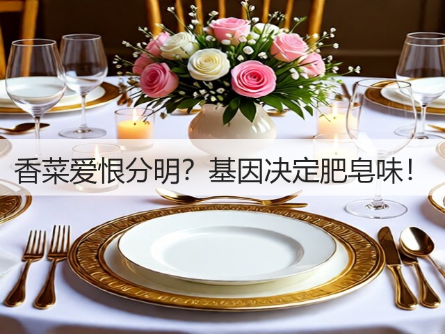 香菜爱恨分明?基因决定肥皂味!(图3) 香菜爱恨分明?基因决定肥皂味!(图3)