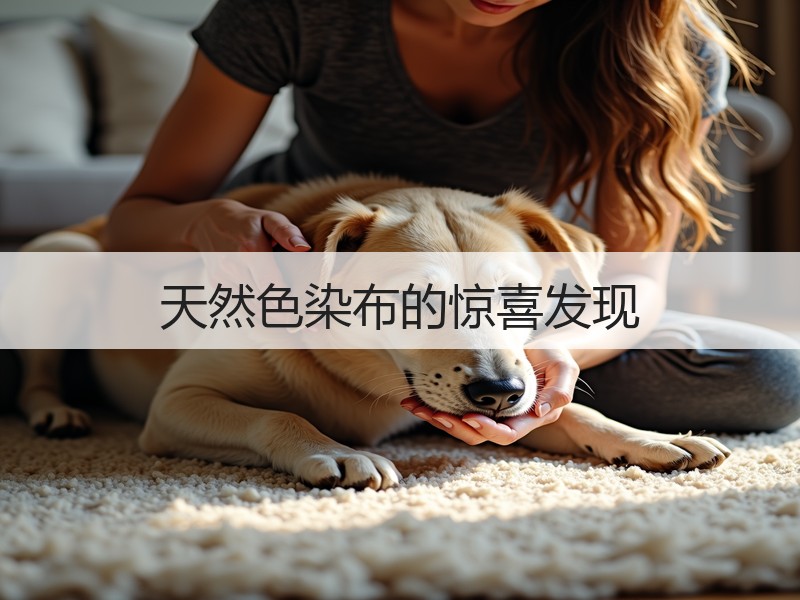天然色染布的惊喜发现