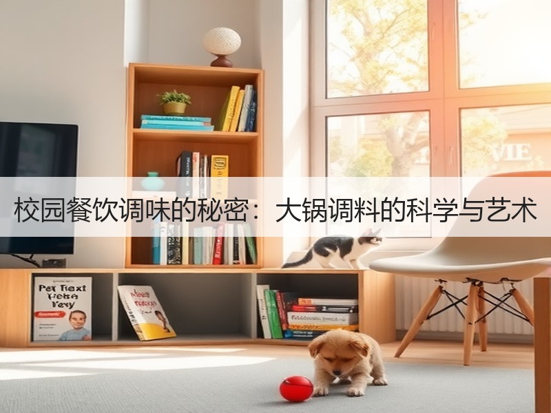 校园餐饮调味的秘密：大锅调料的科学与艺术