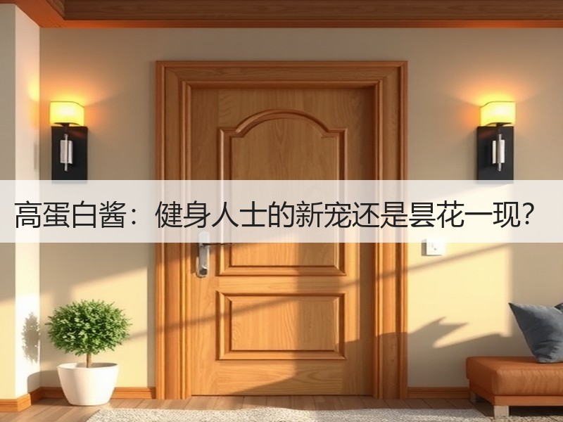 高蛋白酱：健身人士的新宠还是昙花一现？