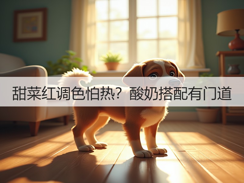 甜菜红调色怕热？酸奶搭配有门道