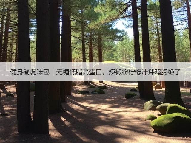 健身餐调味包|无糖低脂高蛋白,辣椒粉柠檬汁拌鸡胸绝了(图3) 健身餐调味包|无糖低脂高蛋白,辣椒粉柠檬汁拌鸡胸绝了(图3)