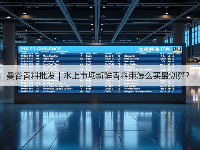 曼谷香料批发|水上市场新鲜香料束怎么买最划算?(图3) 曼谷香料批发|水上市场新鲜香料束怎么买最划算?(图3)