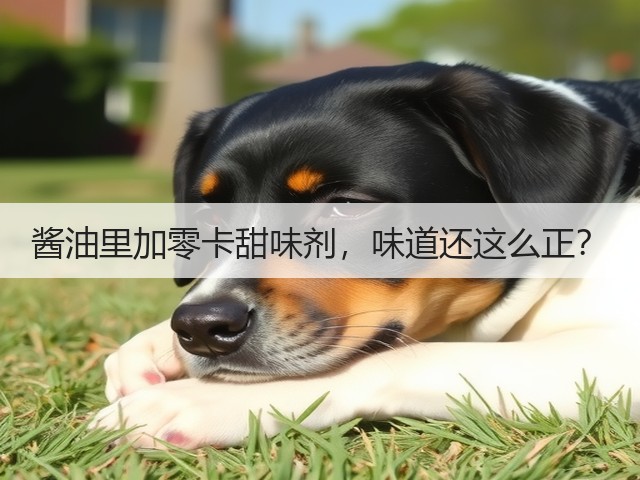 酱油里加零卡甜味剂，味道还这么正？(图2)