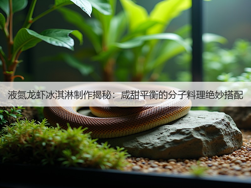 液氮龙虾冰淇淋制作揭秘：咸甜平衡的分子料理绝妙搭配