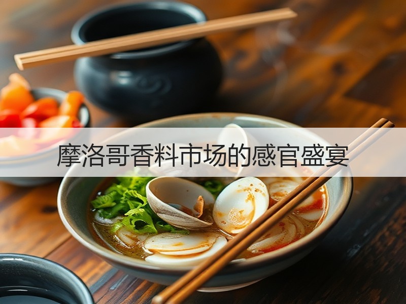摩洛哥香料市场的感官盛宴