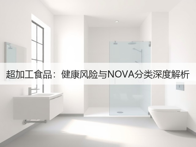 超加工食品:健康风险与NOVA分类深度解析(图3) 超加工食品:健康风险与NOVA分类深度解析(图3)