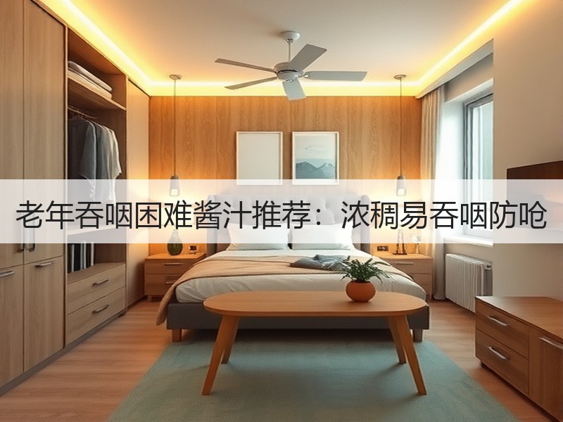 老年吞咽困难酱汁推荐：浓稠易吞咽防呛