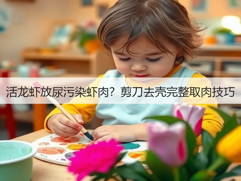 活龙虾放尿污染虾肉？剪刀去壳完整取肉技巧