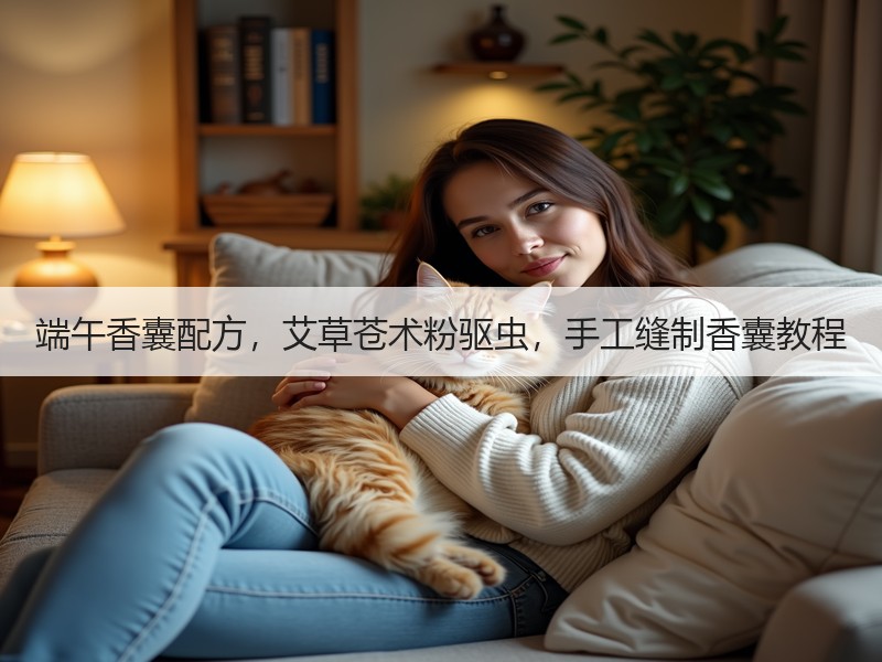 端午香囊配方，艾草苍术粉驱虫，手工缝制香囊教程