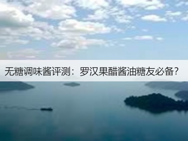 无糖调味酱评测:罗汉果醋酱油糖友必备?(图1) 无糖调味酱评测:罗汉果醋酱油糖友必备?(图1)