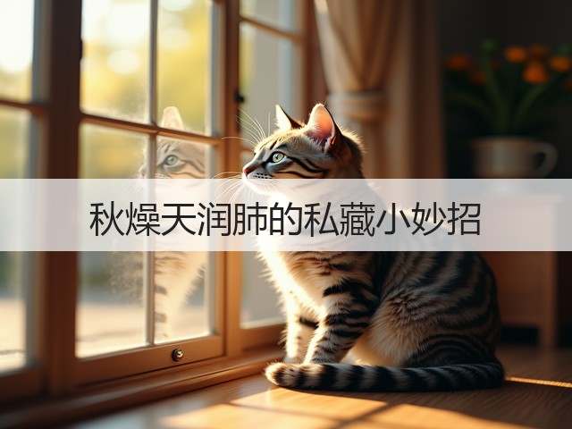 秋燥天润肺的私藏小妙招(图1) 秋燥天润肺的私藏小妙招(图1)