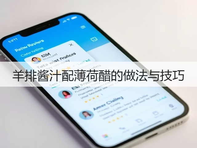 羊排酱汁配薄荷醋的做法与技巧(图3) 羊排酱汁配薄荷醋的做法与技巧(图3)