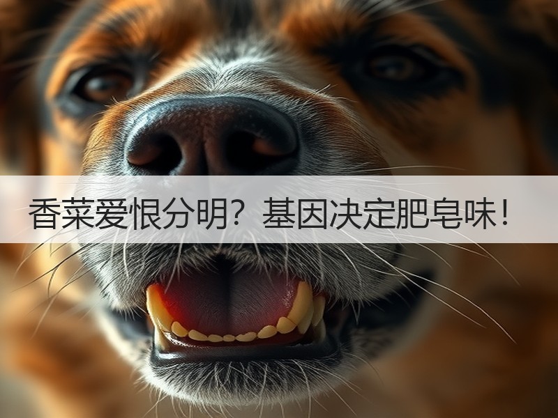 香菜爱恨分明？基因决定肥皂味！