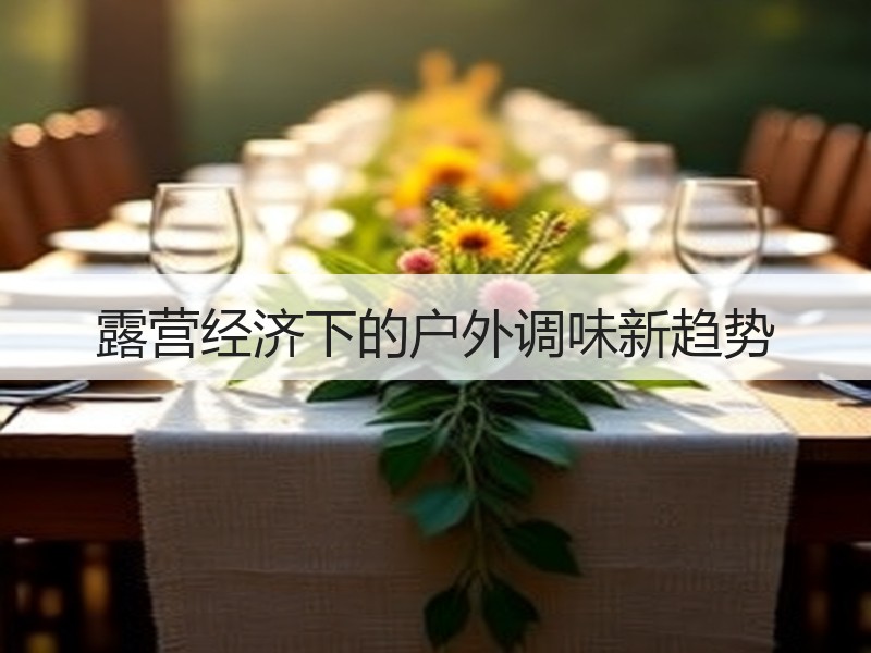 露营经济下的户外调味新趋势