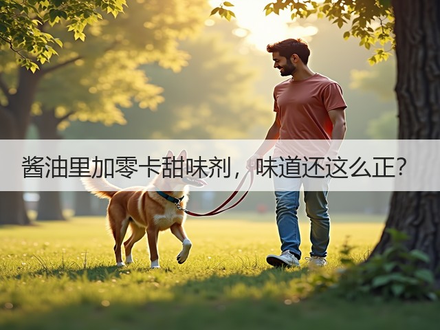 酱油里加零卡甜味剂，味道还这么正？(图1)