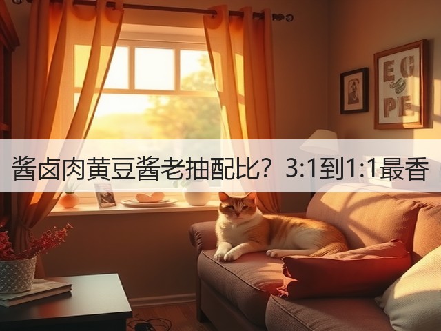 酱卤肉黄豆酱老抽配比?3:1到1:1最香(图3) 酱卤肉黄豆酱老抽配比?3:1到1:1最香(图3)