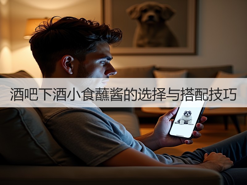 酒吧下酒小食蘸酱的选择与搭配技巧