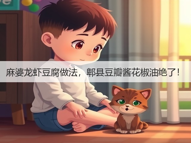 麻婆龙虾豆腐做法,郫县豆瓣酱花椒油绝了!(图2) 麻婆龙虾豆腐做法,郫县豆瓣酱花椒油绝了!(图2)