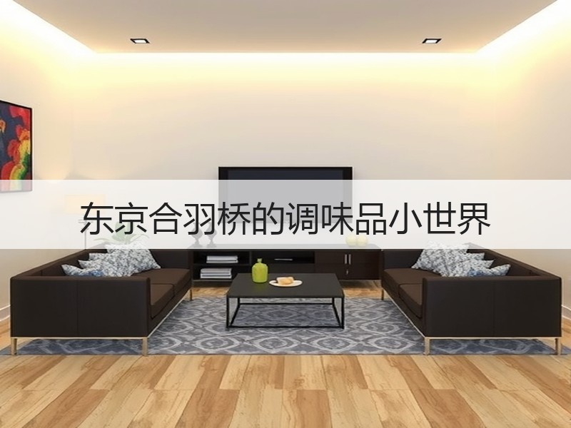 东京合羽桥的调味品小世界