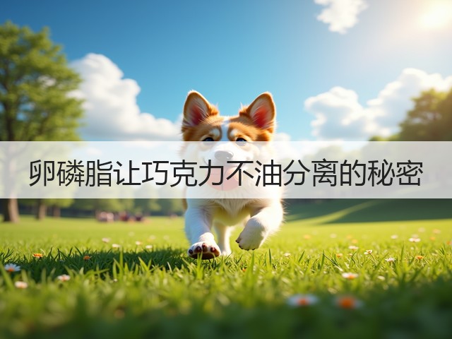 卵磷脂让巧克力不油分离的秘密(图1) 卵磷脂让巧克力不油分离的秘密(图1)