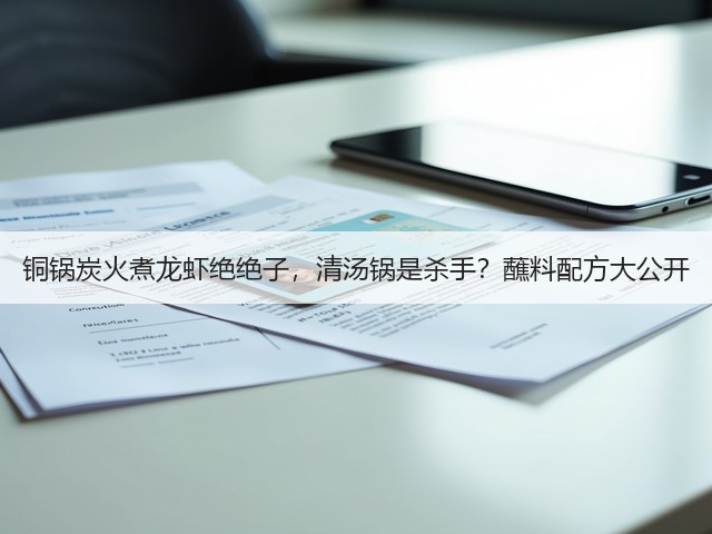 铜锅炭火煮龙虾绝绝子,清汤锅是杀手?蘸料配方大公开(图1) 铜锅炭火煮龙虾绝绝子,清汤锅是杀手?蘸料配方大公开(图1)