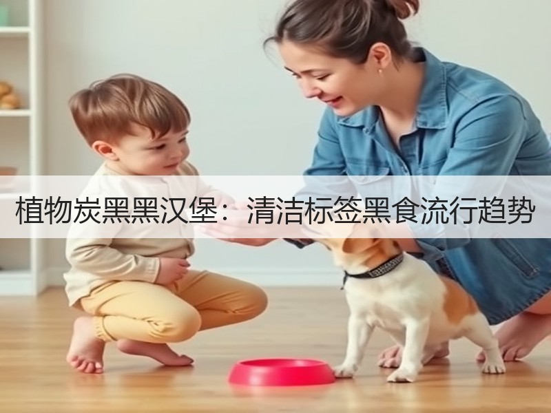 植物炭黑黑汉堡：清洁标签黑食流行趋势