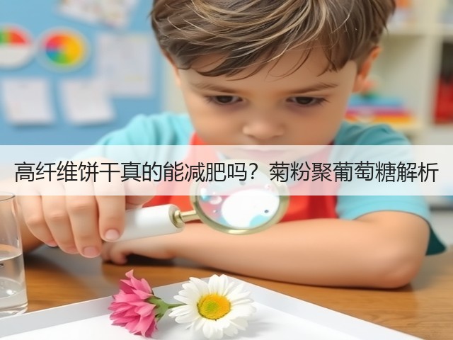 高纤维饼干真的能减肥吗?菊粉聚葡萄糖解析(图1) 高纤维饼干真的能减肥吗?菊粉聚葡萄糖解析(图1)