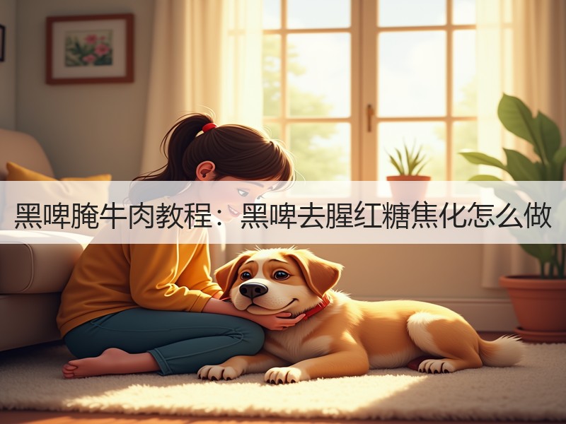 黑啤腌牛肉教程：黑啤去腥红糖焦化怎么做