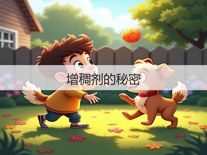 增稠剂的秘密