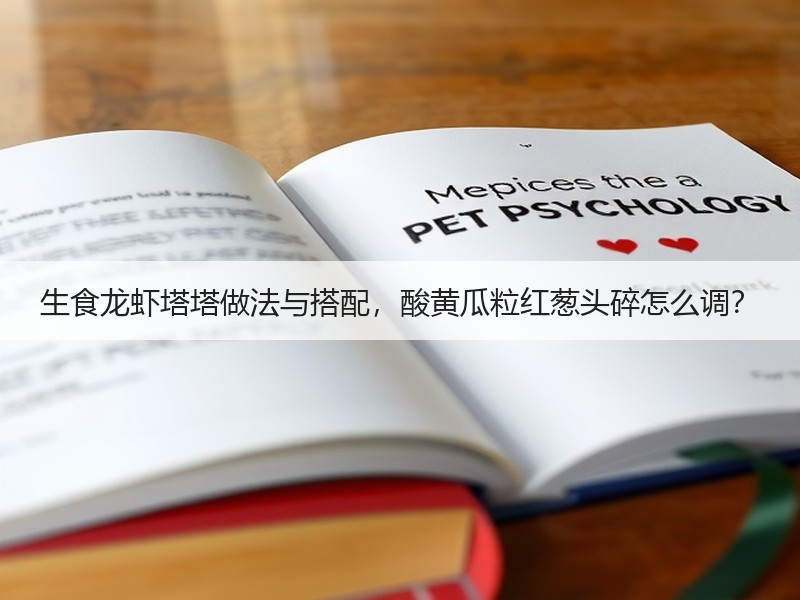 生食龙虾塔塔做法与搭配，酸黄瓜粒红葱头碎怎么调？