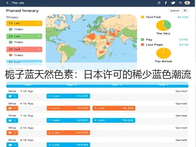栀子蓝天然色素:日本许可的稀少蓝色潮流(图1) 栀子蓝天然色素:日本许可的稀少蓝色潮流(图1)