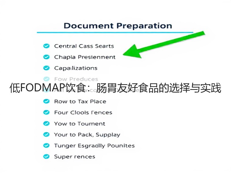 低FODMAP饮食：肠胃友好食品的选择与实践