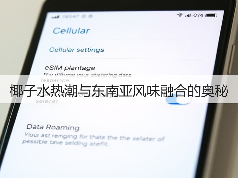 椰子水热潮与东南亚风味融合的奥秘