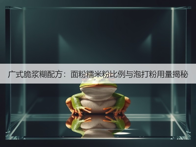 广式脆浆糊配方：面粉糯米粉比例与泡打粉用量揭秘