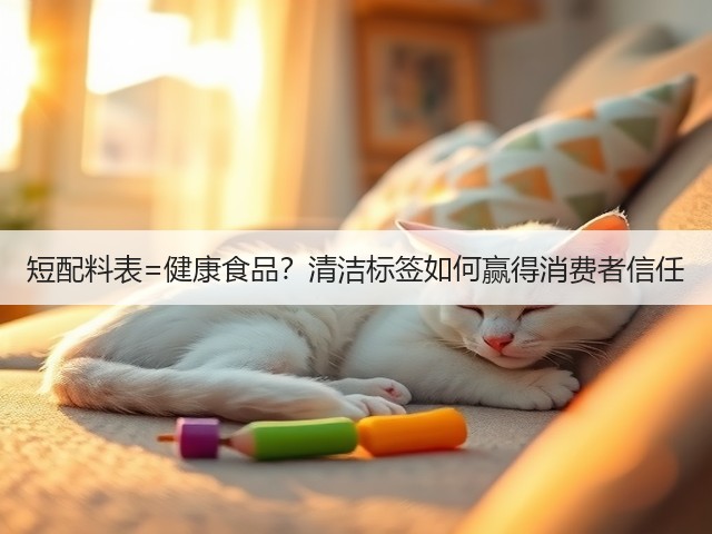 短配料表=健康食品?清洁标签如何赢得消费者信任(图2) 短配料表=健康食品?清洁标签如何赢得消费者信任(图2)