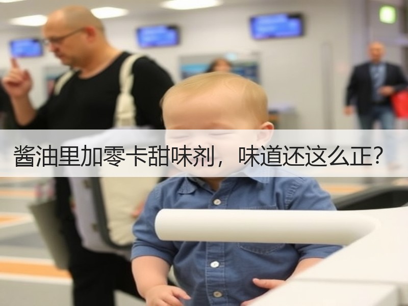 酱油里加零卡甜味剂，味道还这么正？