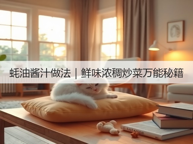 蚝油酱汁做法|鲜味浓稠炒菜万能秘籍(图1) 蚝油酱汁做法|鲜味浓稠炒菜万能秘籍(图1)